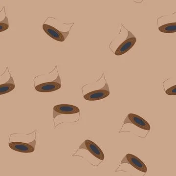 Seamless pattern grunge duct tape cartoon vector Illustrazione stock