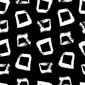 Seamless pattern grunge geometry. Stock Illustration