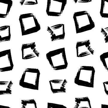 Seamless pattern grunge geometry. Stock Illustration