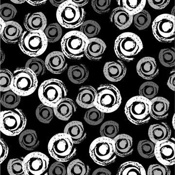 Seamless pattern grunge hand draw. Stock Illustration