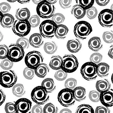 Seamless pattern grunge hand draw. Stock Illustration