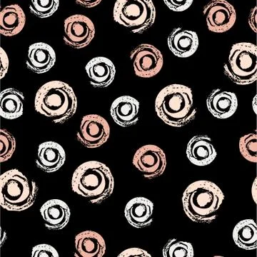 Seamless pattern grunge hand draw. Illustrazione stock