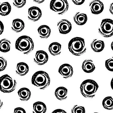 Seamless pattern grunge hand draw. Stock Illustration