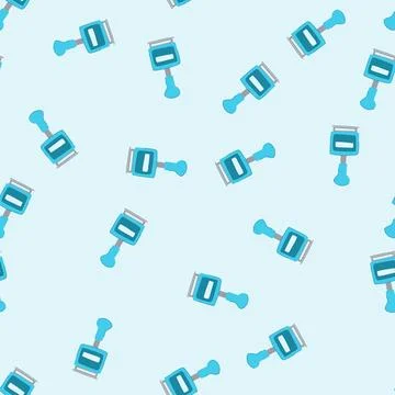 Seamless pattern grunge stamp cartoon vector イラスト素材