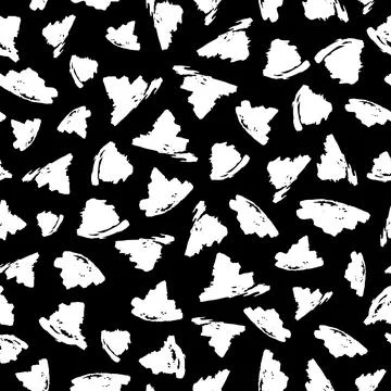 Seamless pattern with grunge strokes Stock Illustration