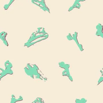 Seamless pattern with grunge texture. Modern background for greeting cards, f Stock Illustration