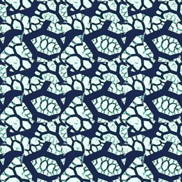 Seamless pattern with grungy elements Stock Illustration