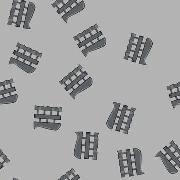 Seamless pattern gum expander hand cartoon vector Stock Illustration