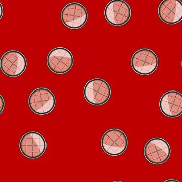 Seamless pattern gun scope sniper cartoon vector Stock Illustration