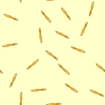 Seamless pattern gunshot bullet flying cartoon vector Stock Illustration