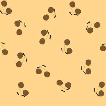 Seamless pattern guy sunglasses men cartoon vector Ilustração Stock