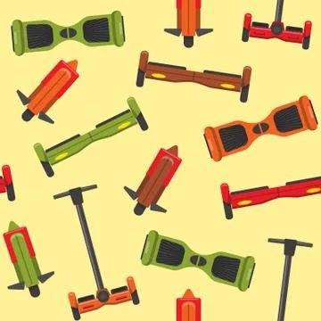 Seamless pattern with gyroscope icons Stock Illustration