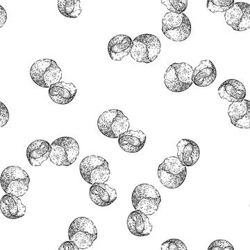 Seamless pattern half broken egg sketch hand drawn 스톡 일러스트