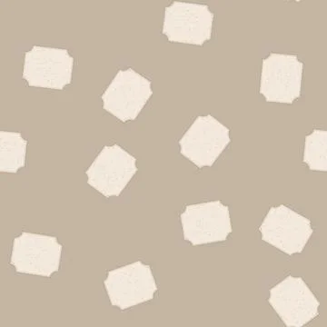 Seamless pattern hallmark vintage badge cartoon vector Illustrazione stock