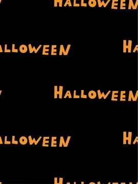 Seamless pattern with halloween carved jack faces silhouettes on black backgr 스톡 일러스트