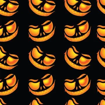 Seamless Pattern for Halloween Illustrazione stock
