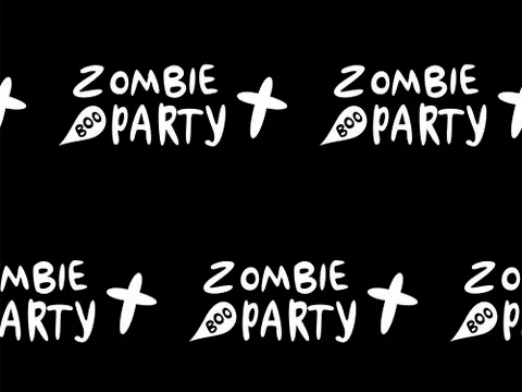 Seamless pattern with halloween pumpkins spider web zombie. Can be used for s Stock Illustration