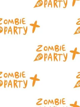 Seamless pattern with halloween pumpkins spider web zombie. Can be used for s イラスト素材