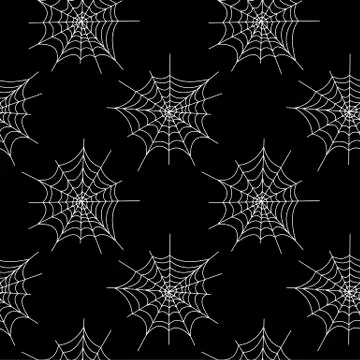 Seamless pattern with halloween pumpkins spider web zombie. Can be used for s Illustrazione stock