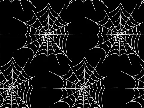 Seamless pattern with halloween pumpkins spider web zombie. Can be used for s Illustrazione stock