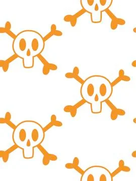Seamless pattern with halloween pumpkins spider web zombie. Can be used for s Illustrazione stock