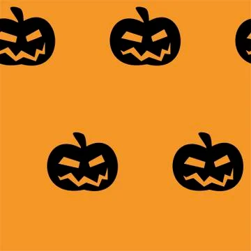 Seamless pattern with halloween pumpkins spider web zombie. Can be used for s Illustrazione stock