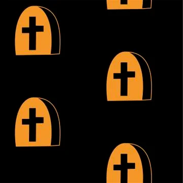 Seamless pattern with halloween pumpkins spider web zombie. Can be used for s 스톡 일러스트