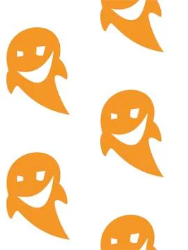 Seamless pattern with halloween pumpkins spider web zombie. Can be used for s Stock Illustration