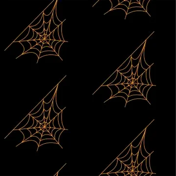 Seamless pattern with halloween pumpkins spider web zombie. Can be used for s イラスト素材