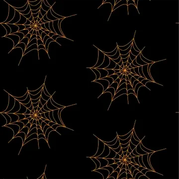 Seamless pattern with halloween pumpkins spider web zombie. Can be used for s 스톡 일러스트