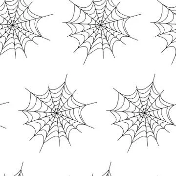 Seamless pattern with halloween pumpkins spider web zombie. Can be used for s イラスト素材