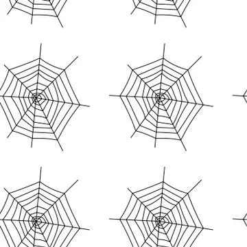 Seamless pattern with halloween pumpkins spider web zombie. Can be used for s Illustrazione stock