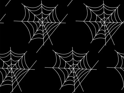 Seamless pattern with halloween pumpkins spider web zombie. Can be used for s Illustrazione stock