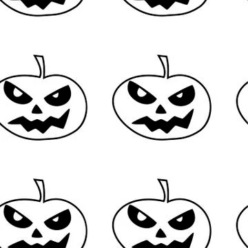 Seamless pattern with halloween pumpkins spider web zombie. Can be used for s 스톡 일러스트