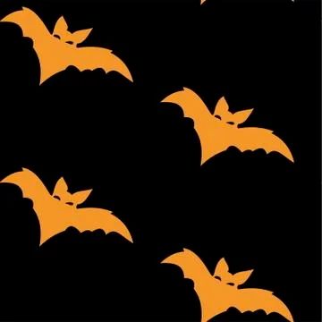 Seamless pattern with halloween pumpkins spider web zombie bat. Can be used f Illustrazione stock