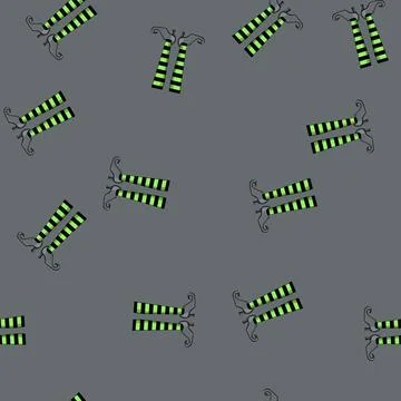 Seamless pattern halloween witch legs cartoon vector Stock Illustration