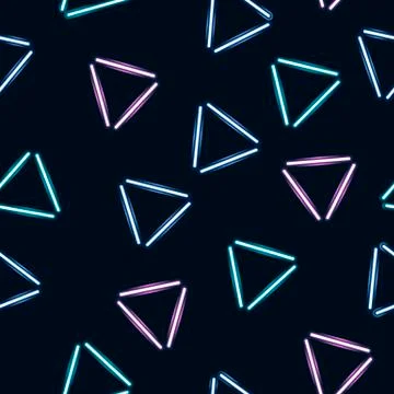 Seamless pattern with halogen or LED light lamps. Stock Illustration