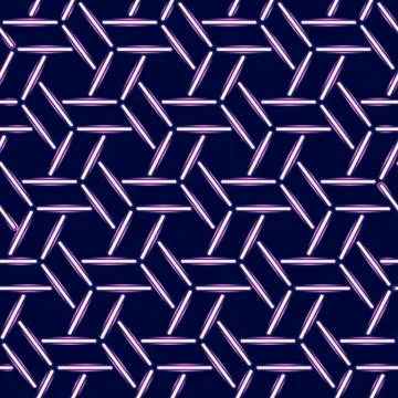 Seamless pattern with halogen or LED light lamps. Stock Illustration