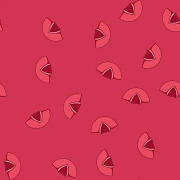 Seamless pattern halterneck shirt necklines cartoon vector Stock Illustration