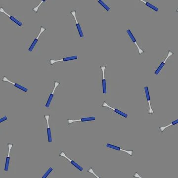 Seamless pattern hammer paint scraper cartoon vector Illustrazione stock