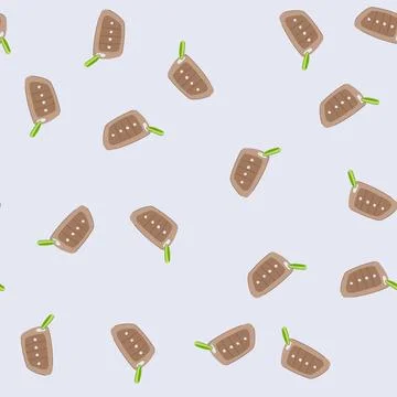 Seamless pattern hand car key cartoon vector Stock Illustration