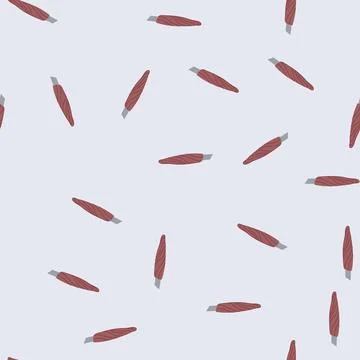 Seamless pattern hand chisel carving cartoon vector Stock Illustration