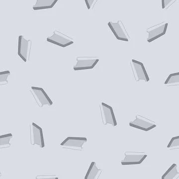 Seamless pattern hand desk tray cartoon vector Stock Illustration