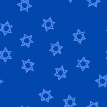 Seamless pattern hand drawing capturing star of david symbol of judaism イラスト素材
