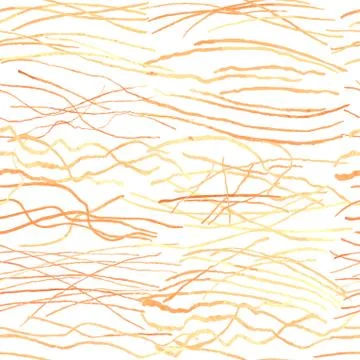 Seamless pattern with hand drawn abstract lines, doodles 스톡 일러스트