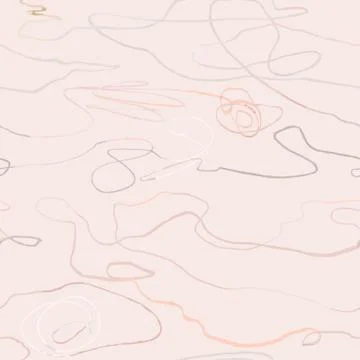 Seamless pattern with hand drawn abstract lines, doodles Illustrazione stock