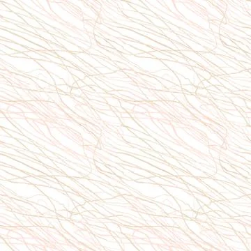 Seamless pattern with hand drawn abstract lines, doodles Stock Illustration