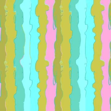 Seamless pattern with hand drawn abstract vertical lines, doodles Illustrazione stock