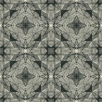 Seamless Pattern With Hand Drawn Abstract Background. Vector Illustration Stock Illustration