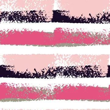 Seamless pattern with hand drawn brush strokes Stock Illustration